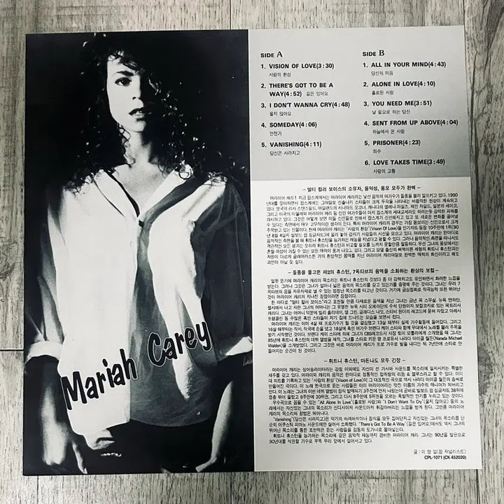 [BUNJANG] Mariah Carey Mariah Carey 1990 LP / Mariah Carey lp