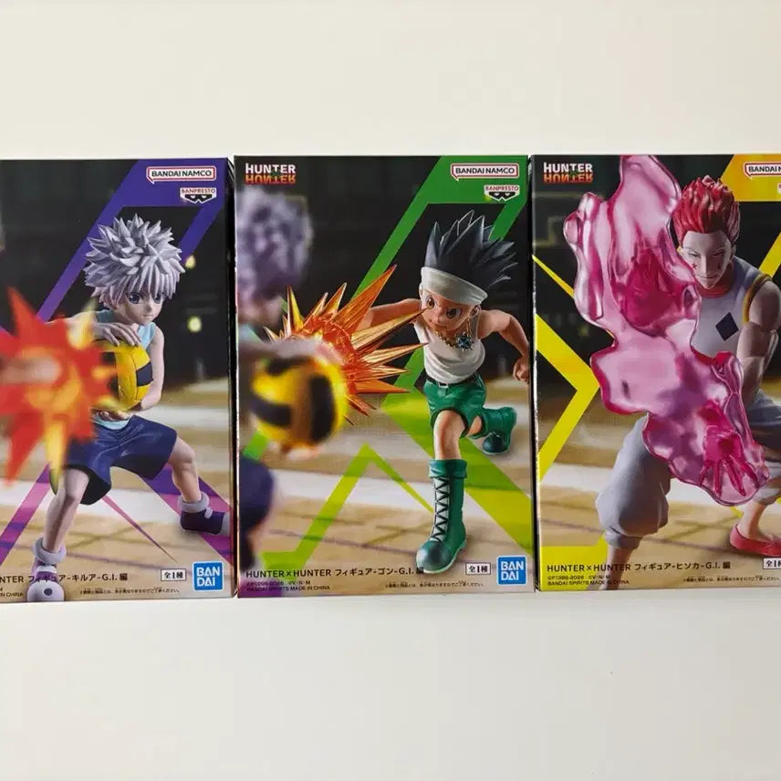 [BUNJANG] Hunter x Hunter Greed Island Gon, Killua, Hisoka Bundle Set / 헌터헌터 그리드아일랜드 곤 키르아 히소카 일괄