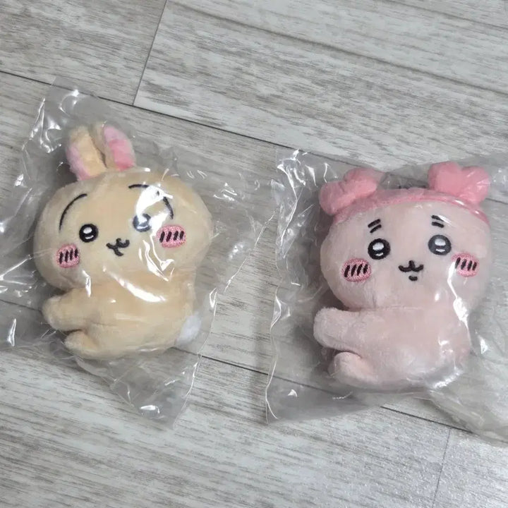 [BUNJANG] Chiikawa Usagi Kani Clip Plush Set / 치이카와 먼작귀 클립인형 가챠 일괄 우사기 카니