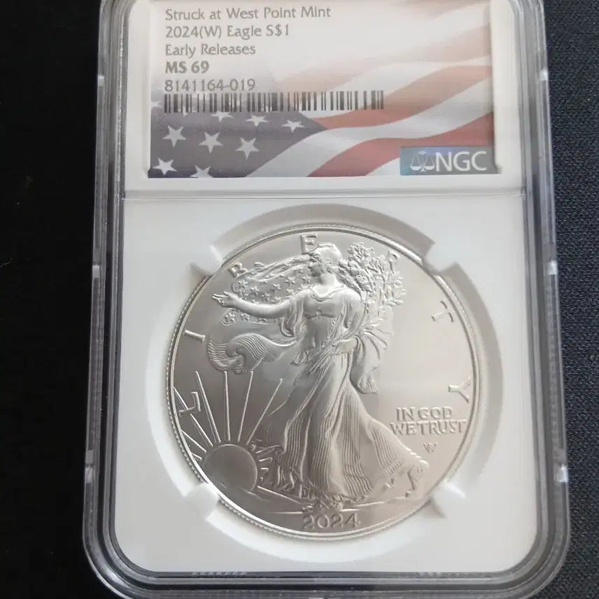 [BUNJANG] 2024 West Point Mint Eagle Silver Dollar MS69 - Early Releases / 2024년 웨스트포인트 이글 은화 MS69