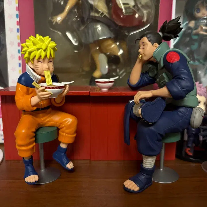 [BUNJANG] Naruto Iruka Ichiraku Ramen Figure Bundle Set / 나루토 이루카 일락라멘 피규어