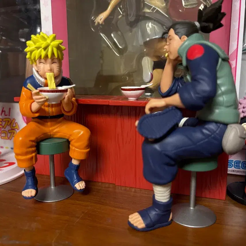 [BUNJANG] Naruto Iruka Ichiraku Ramen Figure Bundle Set / 나루토 이루카 일락라멘 피규어