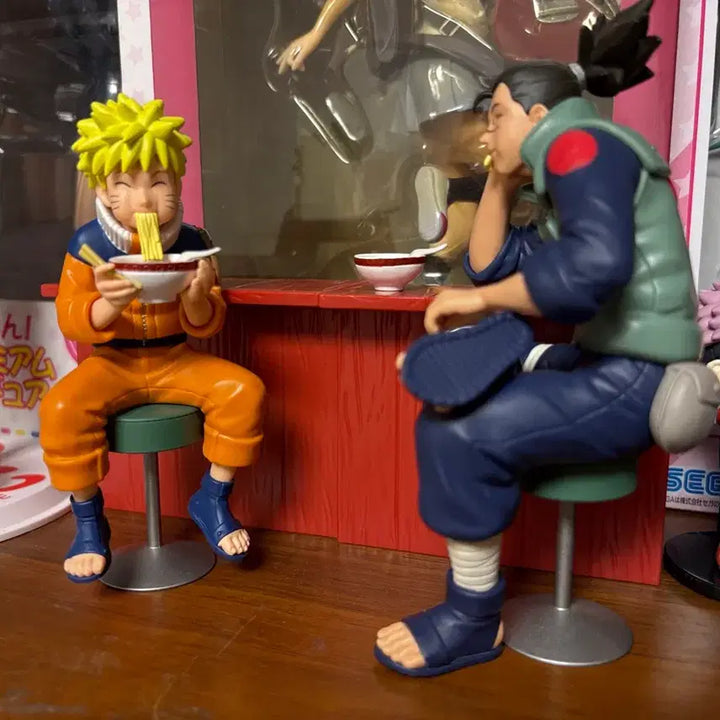 [BUNJANG] Naruto Iruka Ichiraku Ramen Figure Bundle Set / 나루토 이루카 일락라멘 피규어