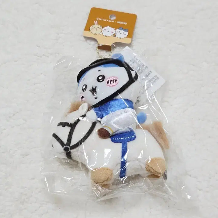 [BUNJANG] Chiikawa Hachware Riding Mascot Figure (Sealed) / 치이카와 하치와레 승마 마스코트 미개봉 인형 가르마