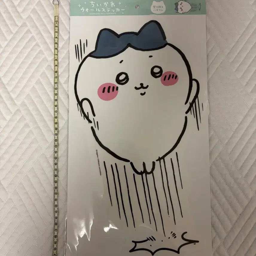 [BUNJANG] Chiikawa Hachiware Wall Sticker (Clear) - Large / 먼작귀 치이카와 하치와레 월스티커 미개봉 벽스티커 거울스티커 빅스티커 창문스티커