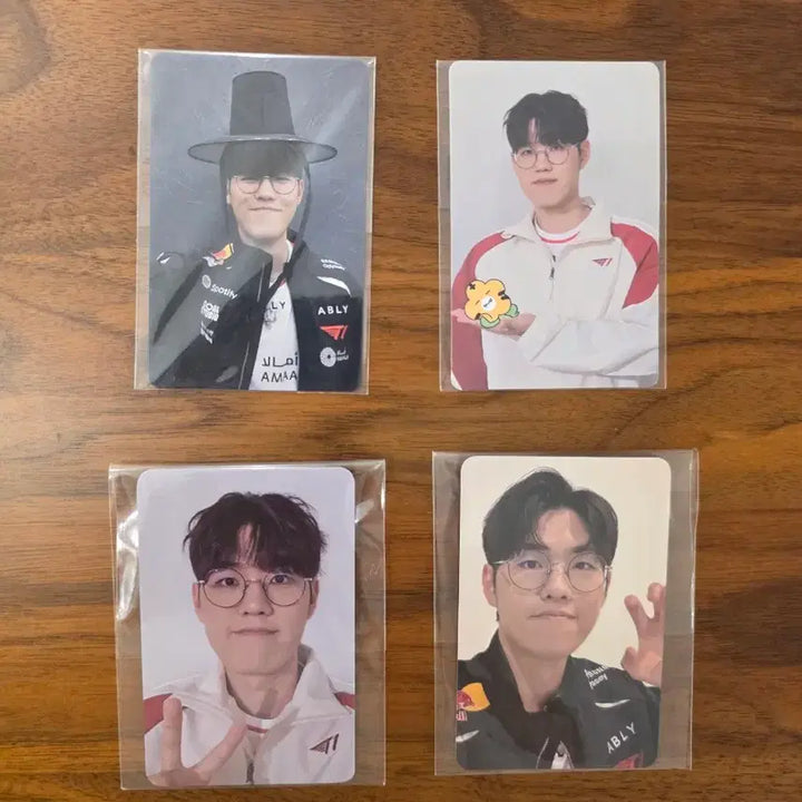 [BUNJANG] T1 Oner Photocard Bundle Set (4 Types) / T1 티원 오너 포토카드 4종 일괄 판매 / Oner