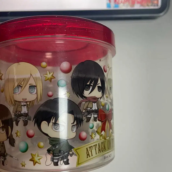 [BUNJANG] Attack on Titan Chimi Chara Acrylic Cake Gacha Keyring / 진격거 진격의 거인 치미캬라 푸치캐러 투명 플라스틱 케이크 가챠 키링 정리