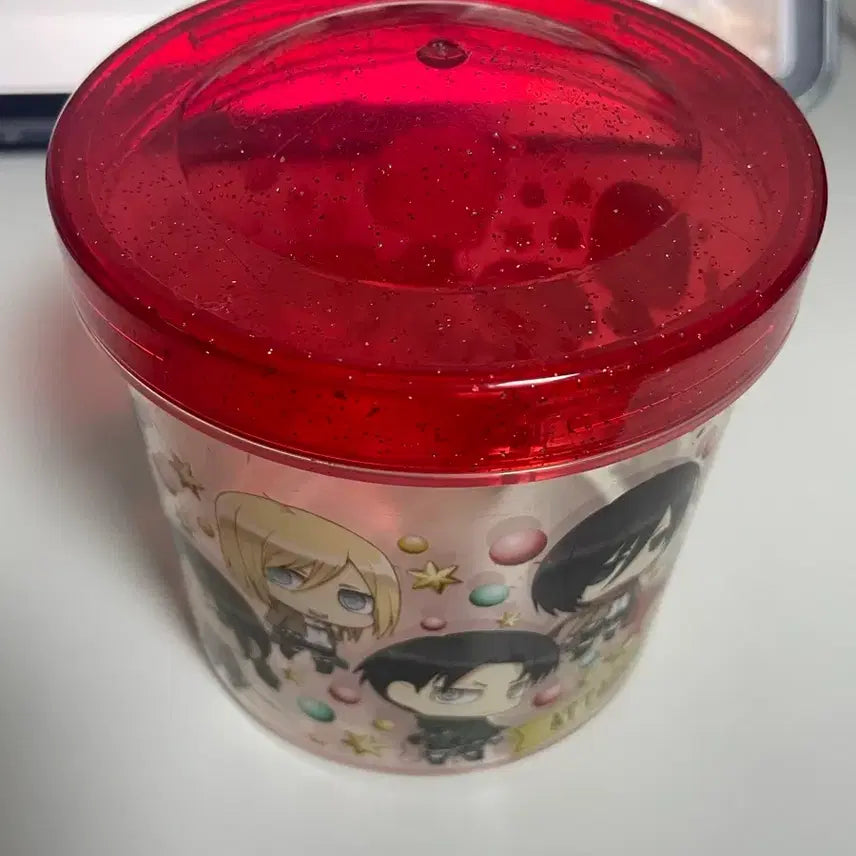 [BUNJANG] Attack on Titan Chimi Chara Acrylic Cake Gacha Keyring / 진격거 진격의 거인 치미캬라 푸치캐러 투명 플라스틱 케이크 가챠 키링 정리