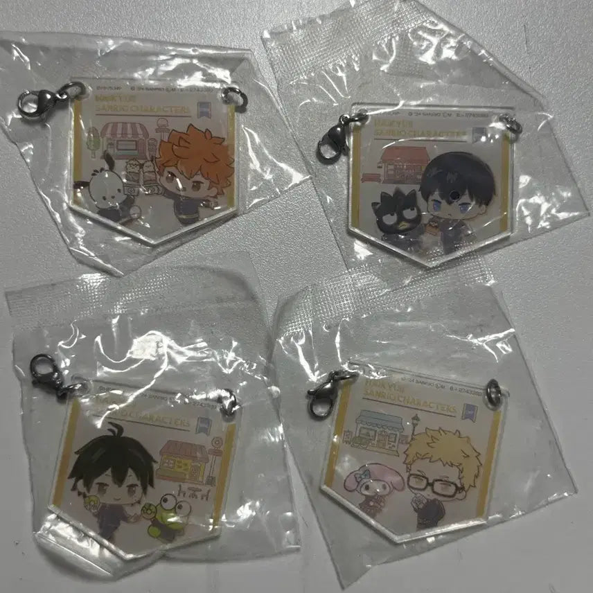 [BUNJANG] Haikyuu!! Karasuno x Sanrio Acrylic Stands (Bundle Set) / 하이큐 카라스노 x 산리오 아크릴 (일괄)