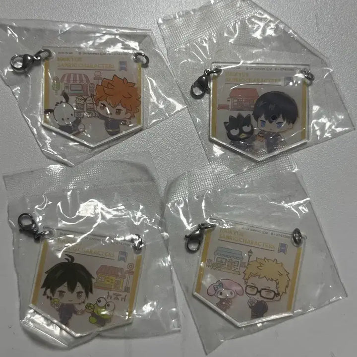 [BUNJANG] Haikyuu!! Karasuno x Sanrio Acrylic Stands (Bundle Set) / 하이큐 카라스노 x 산리오 아크릴 (일괄)