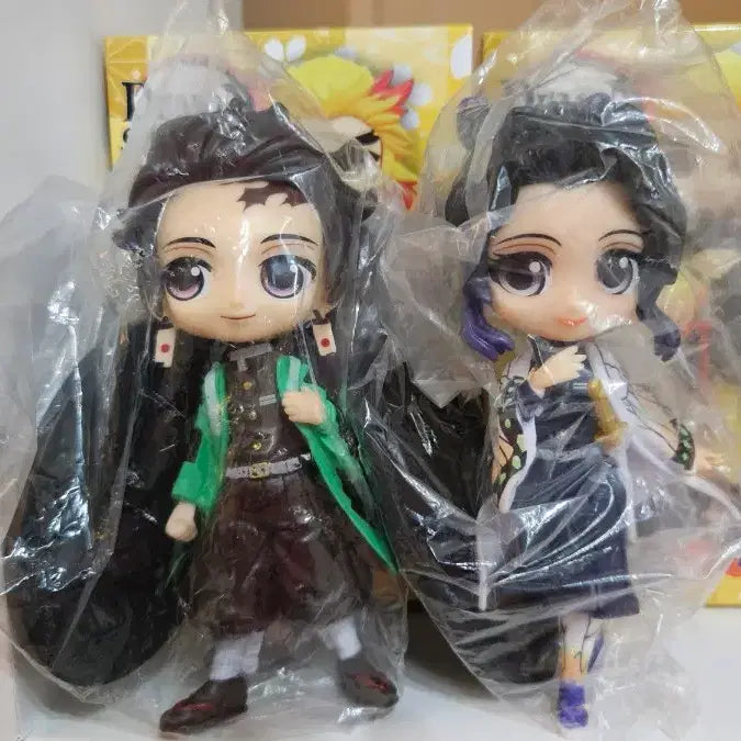 [BUNJANG] Demon Slayer Tanjiro &amp; Shinobu Figure Bundle Set / 귀멸의 칼날 탄지로 시노부 일괄판매