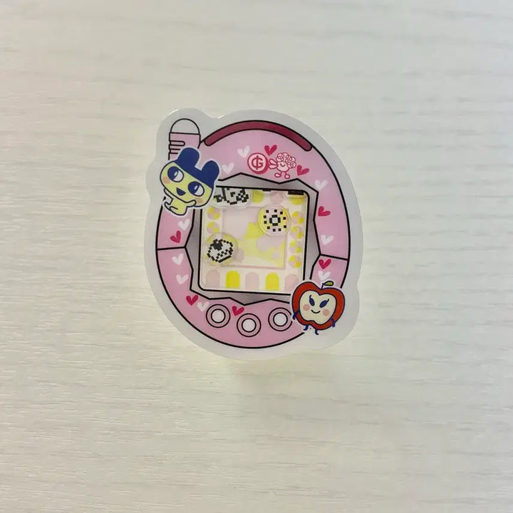 [BUNJANG] Tamagotchi Shaker Acrylic Clip / 다마고치 샤카샤카 쉐이커 아크릴 클립 집게 가챠