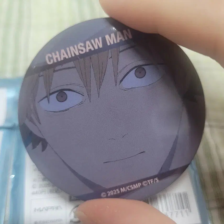 [BUNJANG] Chainsaw Man Denji 2-Type Can Badge Set / 체인소맨 캔뱃지 덴지 2종