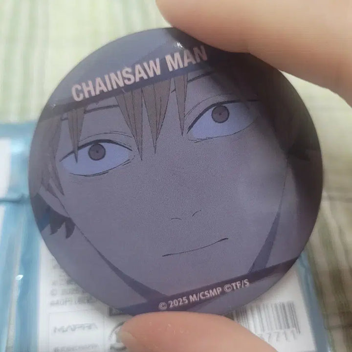 [BUNJANG] Chainsaw Man Denji 2-Type Can Badge Set / 체인소맨 캔뱃지 덴지 2종