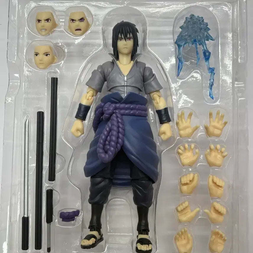 [BUNJANG] SHF Naruto Sasuke 1.0 Custom Parts / shf 나루토 사스케 1.0 + 커스텀파츠