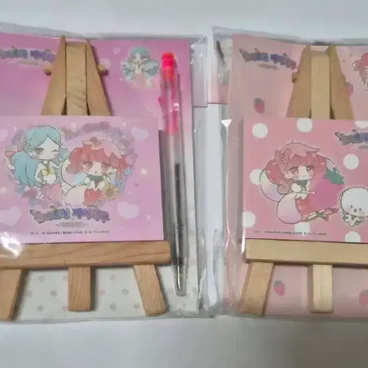 [BUNJANG] Fairy Ru Easel Memo Pad / 고전문구 페어리루 이젤 메모지