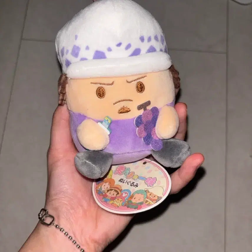[BUNJANG] One Piece Trafalgar Law Grape "Mugitama" Plush / 원피스 트라팔가 로 포도 무기타마