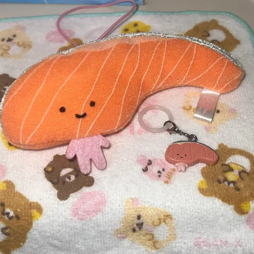 [BUNJANG] Kirimi-chan Plush + Charm Set / 고전 키리미짱 키리미쨩 인형+메지루시 키링