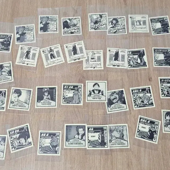 [BUNJANG] My Hero Academia Sticker Set / 나의 히어로 아카데미아 씰 스티커 45장 일괄