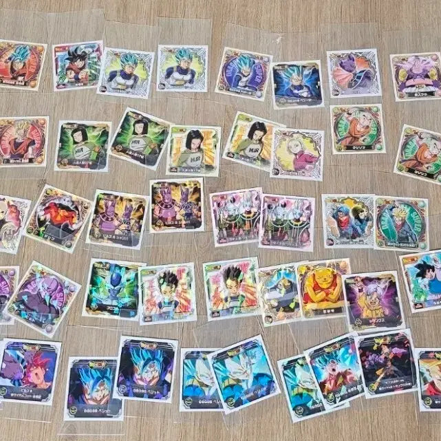 [BUNJANG] Dragon Ball Super Sealing Stickers Bundle Set (68 pcs) / 드래곤볼 슈퍼 씰 스티커 68장 일괄