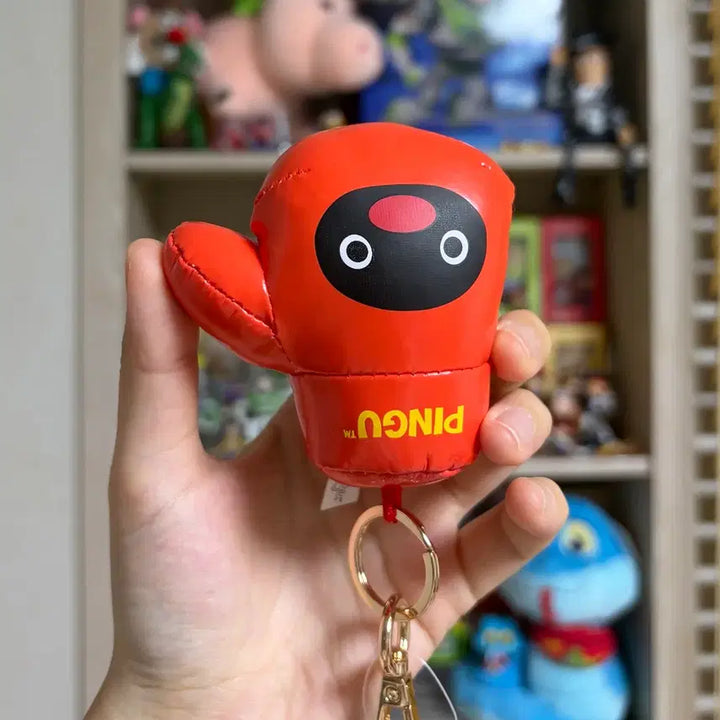 [BUNJANG] Pingu Boxing Glove Keychain / 핑구 복싱 글러브 키링