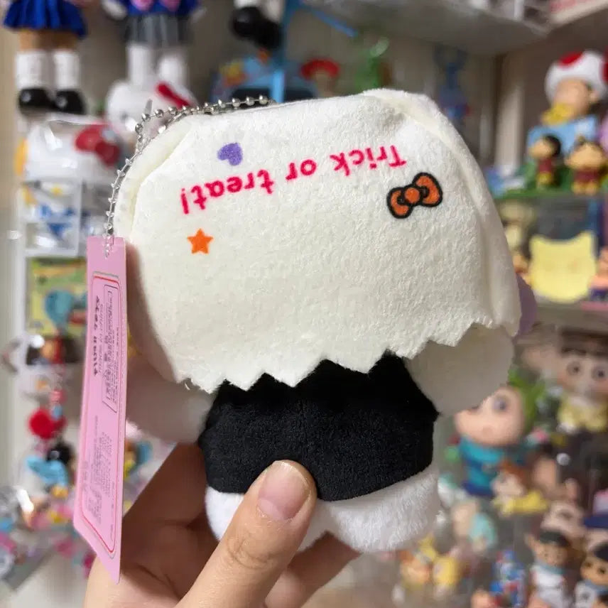 [BUNJANG] Hello Kitty Halloween Ghost Costume Doll Keychain / 헬로키티 할로윈 유령 코스튬 인형 키링