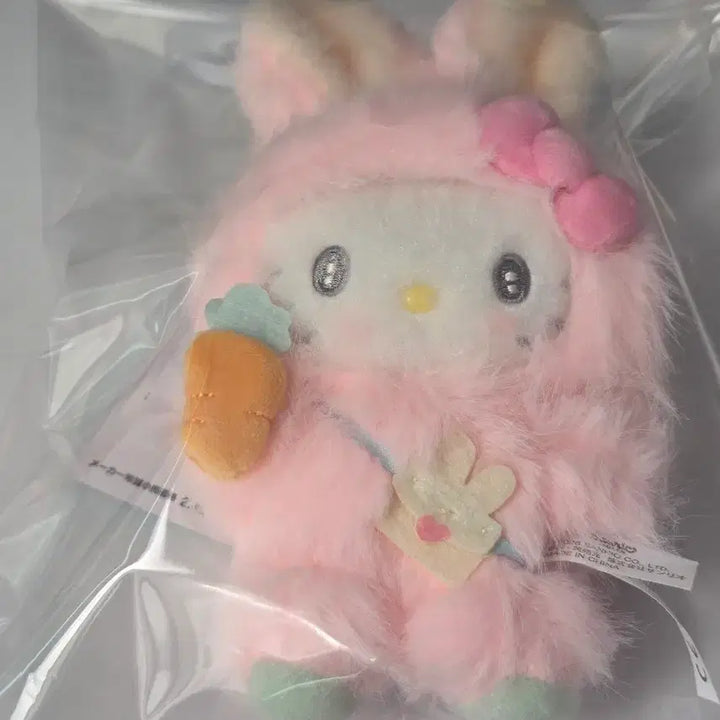 [BUNJANG] Sanrio Hello Kitty Rabbit Plush Keychain / 산리오 통통한 귀를 가진 토끼 모임 헬로키티 마스코트 키링