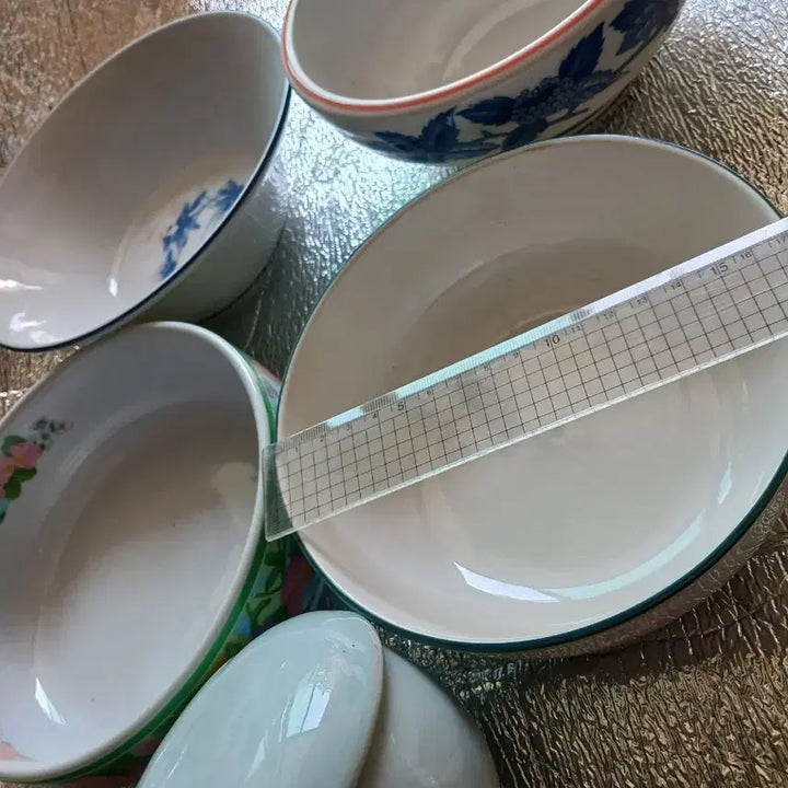 [BUNJANG] Vintage Ceramic Bowls Bundle Set (6 pcs) / 옛날 그릇 빈티지 대접 면기 일괄 6개