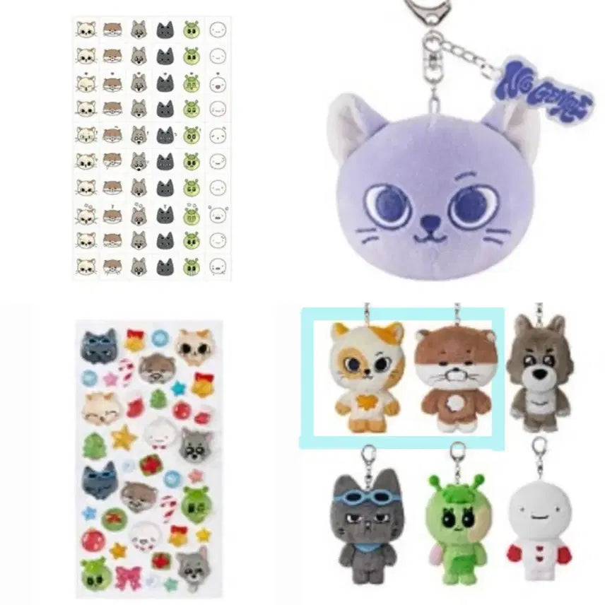 [BUNJANG] Bbanekdo Sticker Bundle Set (Versions 1 &amp; 2) / 가격 고정) 쁘넥도 일괄 양도 캣삐 달링이 스티커