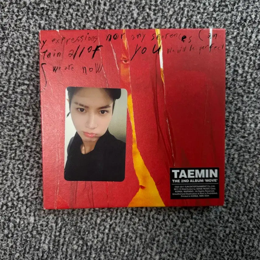 [BUNJANG] SHINee Taemin MOVE Album + Photocard Bundle Set / 샤이니 태민 무브 앨범 + 포카