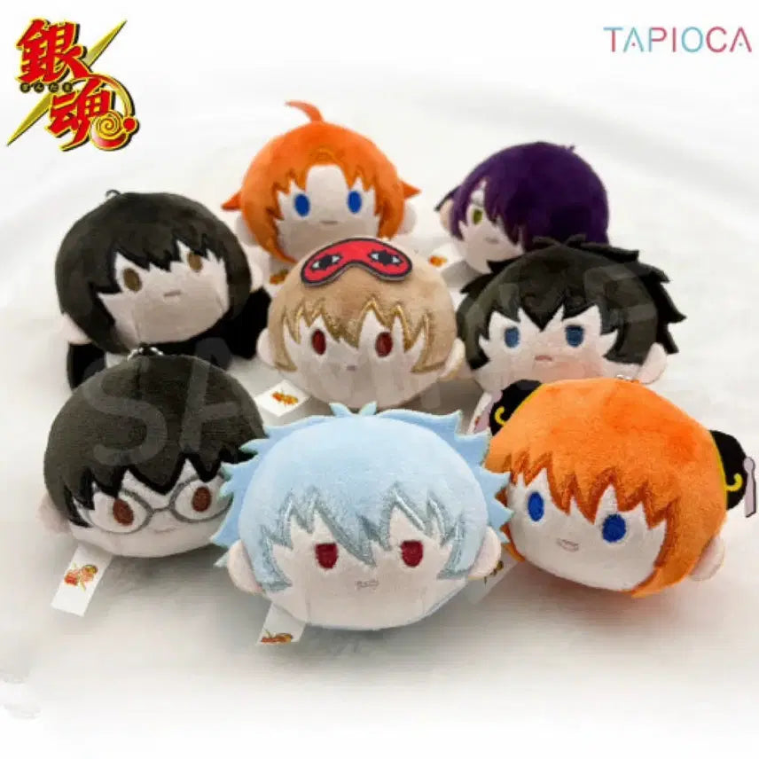 [BUNJANG] Gintama Kamui Tapioca Face Doll Keyring New / 은혼 카무이 타피오카 페이스 인형 키링 새상품
