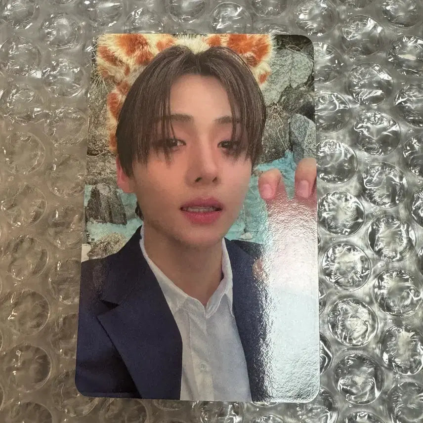 [BUNJANG] ALPHADRIVE1 Sangwon Lucky Draw Photocard / 알디원 상원 미니레코드 포토카드 /알파드라이브원 고양이머리띠 cementic nest 포카 이상원