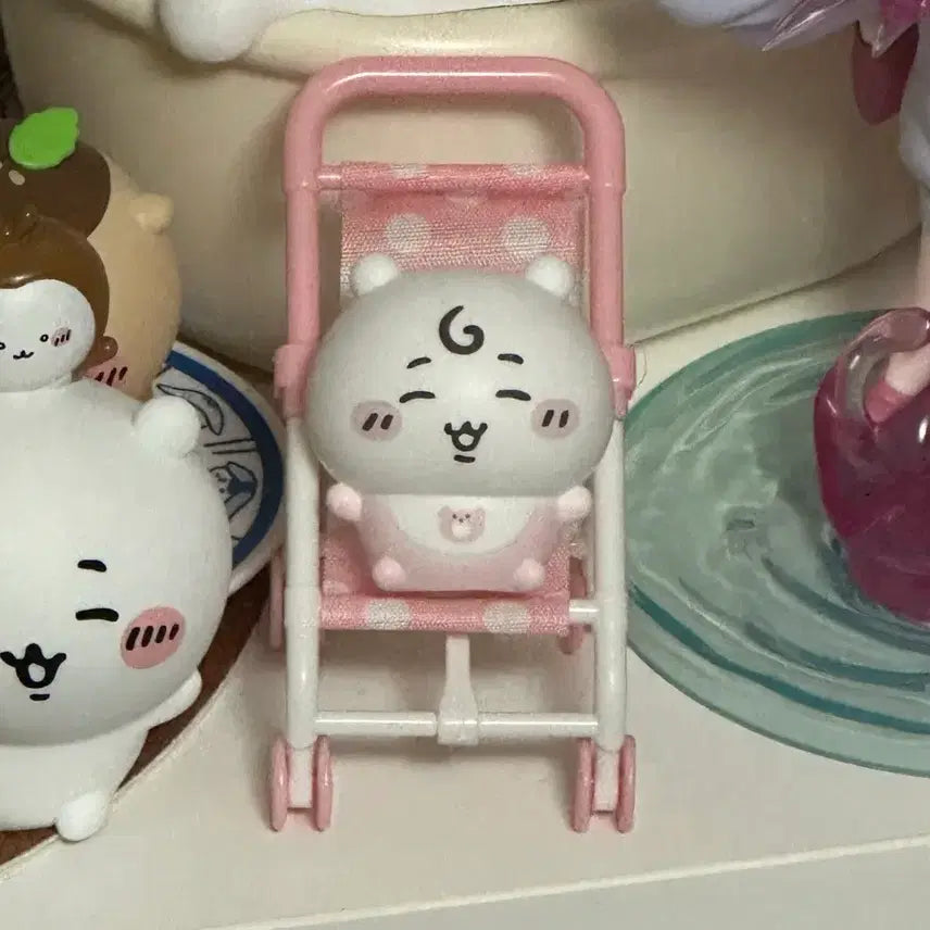 [BUNJANG] Chiikawa Baby Sofubi &amp; Gacha Figures with Stroller / 치이카와 베이비 소프비 치이카와 소프비 치이카와 가챠