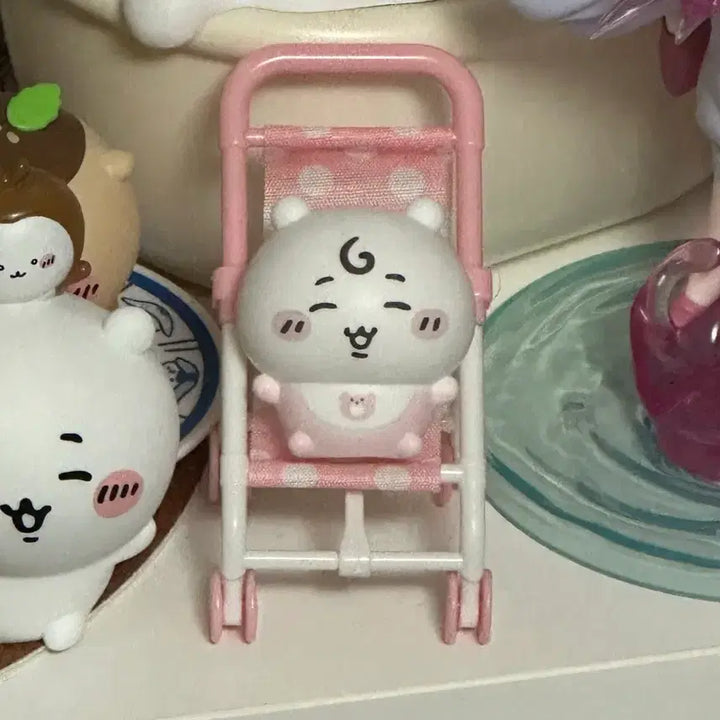 [BUNJANG] Chiikawa Baby Sofubi &amp; Gacha Figures with Stroller / 치이카와 베이비 소프비 치이카와 소프비 치이카와 가챠
