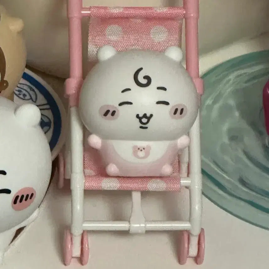 [BUNJANG] Chiikawa Baby Sofubi &amp; Gacha Figures with Stroller / 치이카와 베이비 소프비 치이카와 소프비 치이카와 가챠