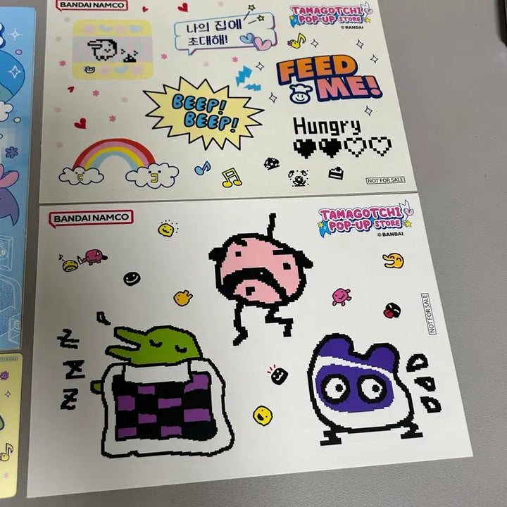 [BUNJANG] Tamagotchi Stickers Bundle Set / 다마고치 스티커 일괄