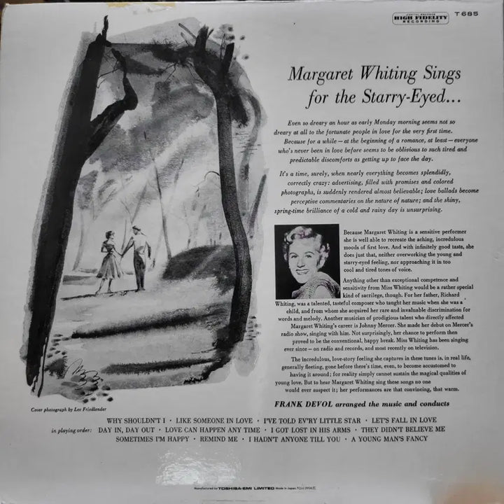 [BUNJANG] Margaret Whiting MONO LP Record / L.274. 마가렛 휘팅. MONO LP 음반.