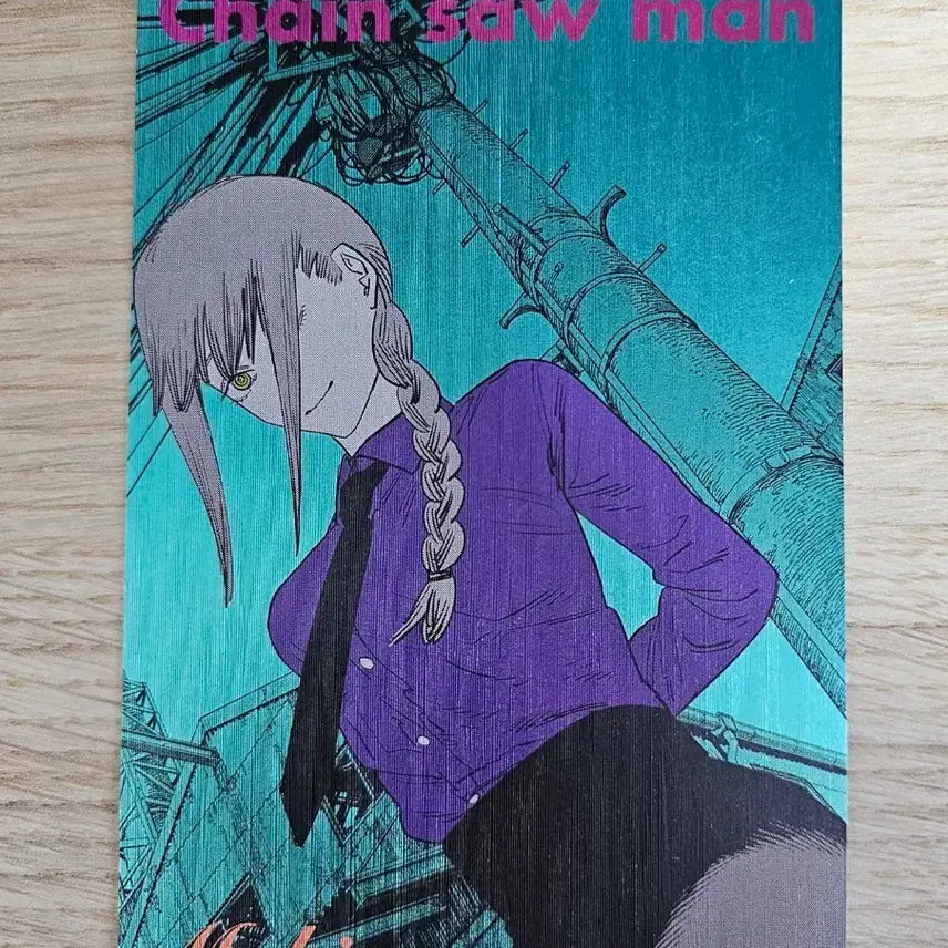 [BUNJANG] Chainsaw Man Makima Kirakira Postcard / 체인소맨 마키마 키라키라 엽서