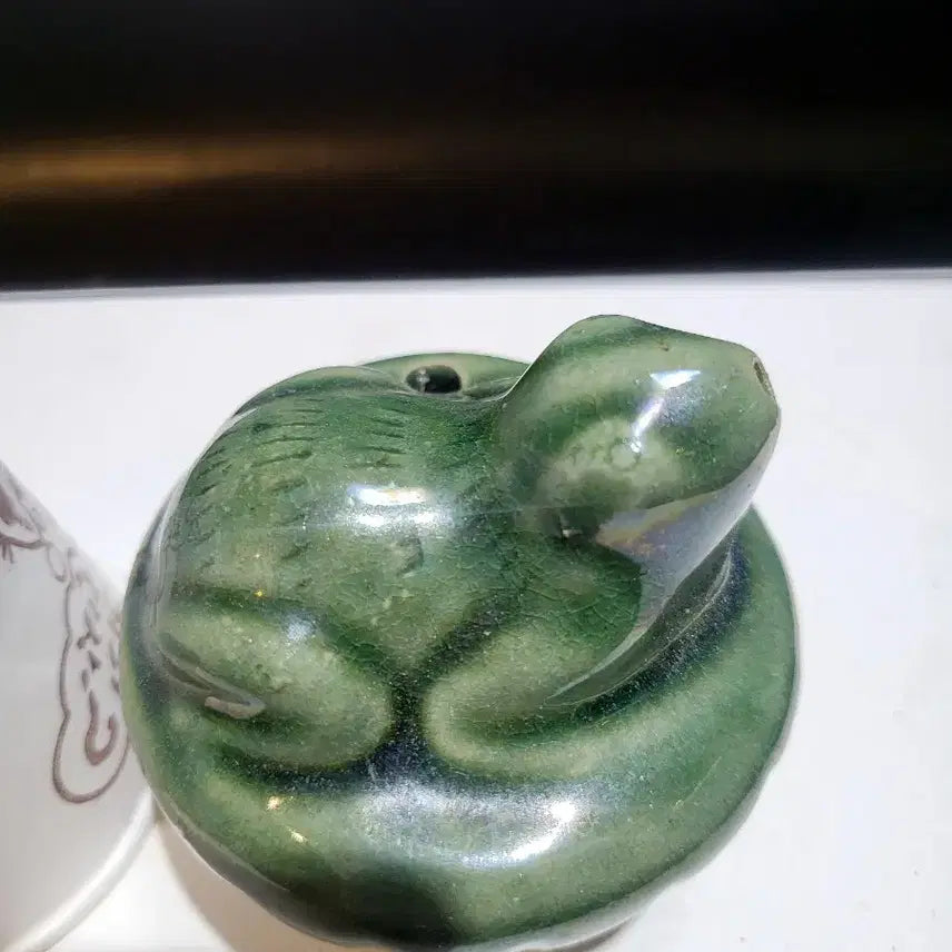 [BUNJANG] Green Glazed Inkstone / 녹유 연적