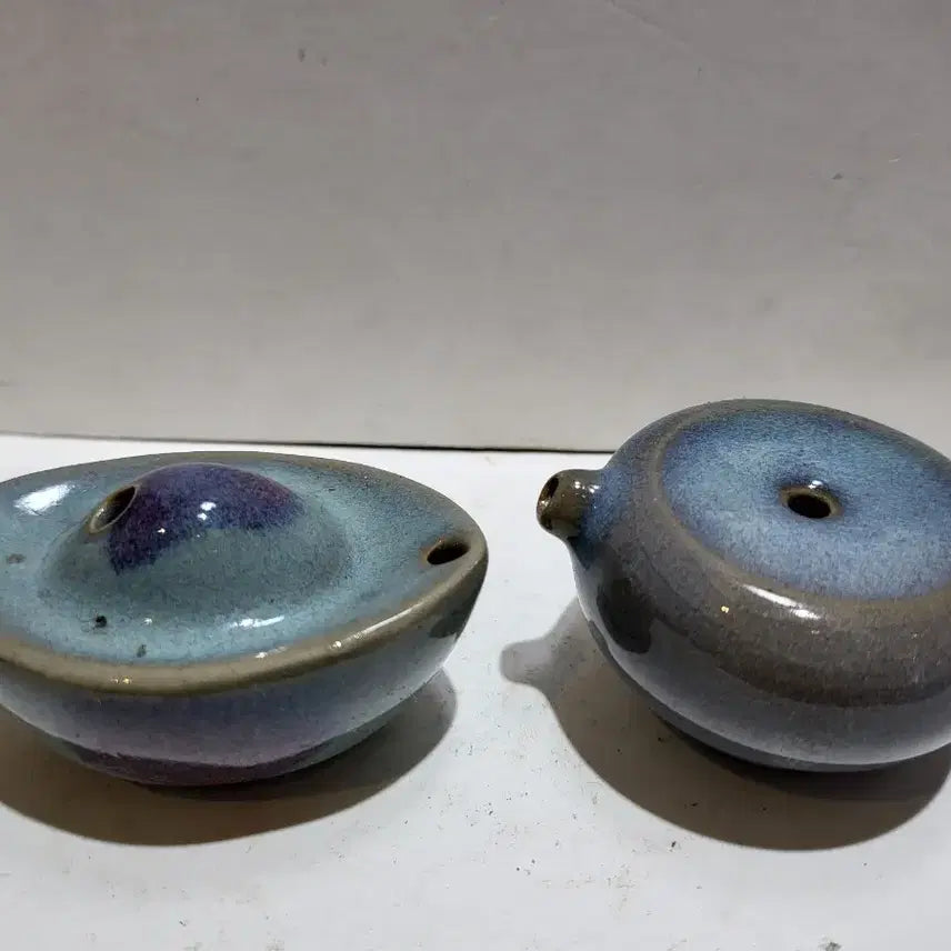 [BUNJANG] Jun ware Water Dropper (Two Pieces) / 균요 연적 두점