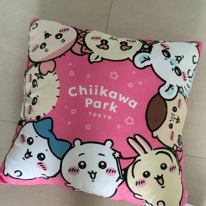 [BUNJANG] Chiikawa Tokyo Park Cushion / 도쿄 치이카와 파크 쿠션