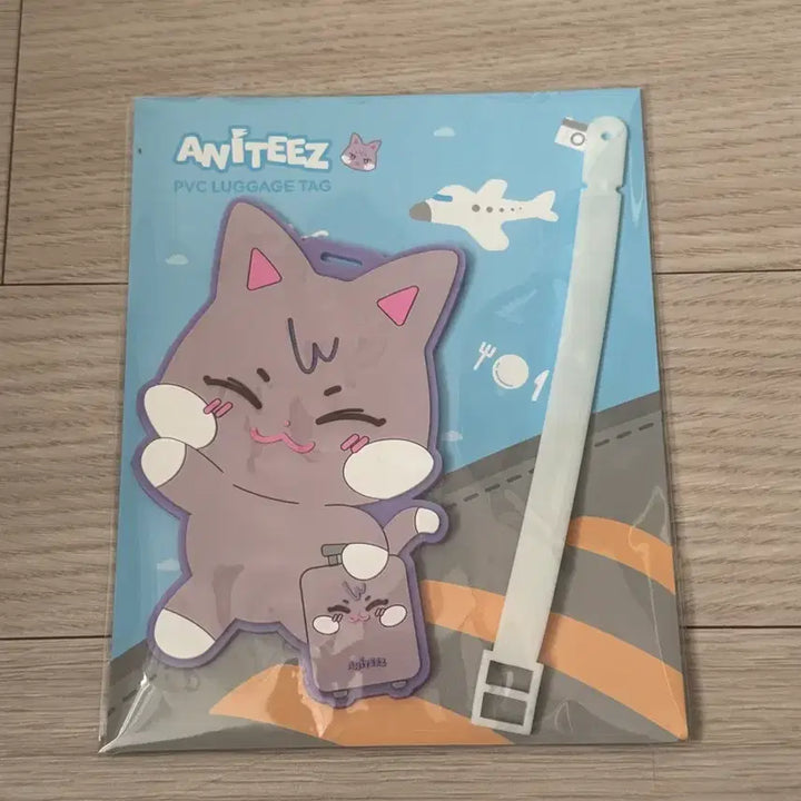 [BUNJANG] ATEEZ San Anitiez SanDeoki Luggage Tag Photocard Bundle Set / 에이티즈 애니티즈 산덕이 러기지 택 새상품 포카 포함  산 최산