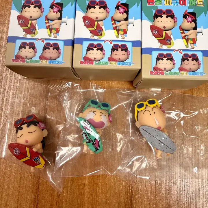[BUNJANG] Crayon Shin-chan Color-Changing Figure Set / 빤구는 못말려! 변온 피규어 3종