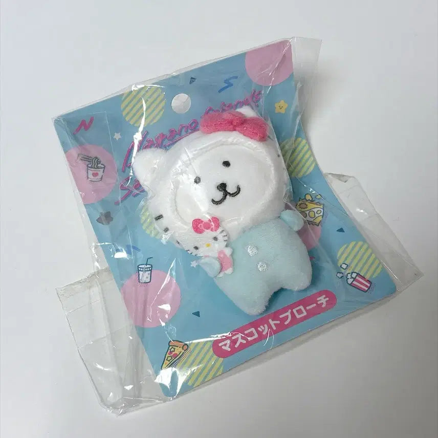 [BUNJANG] Nagano Cat Sanrio Collaboration Hello Kitty Brooch Pin / 나가노 농담곰 키티 헬로키티 산리오 콜라보 브로치 뱃지