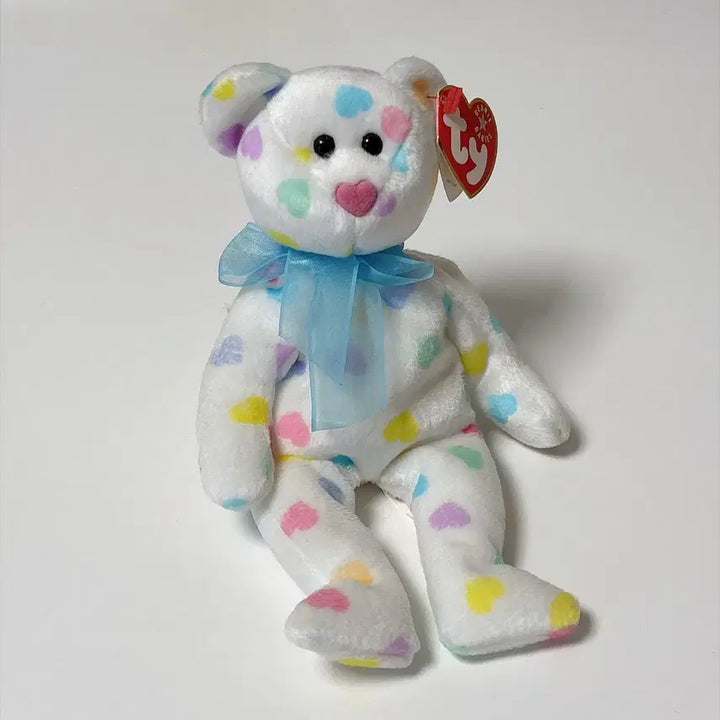 [BUNJANG] Ty Bear Heart Vintage Teddy Bear Plush / Ty베어 티와이베어 하트 빈티지 테디베어 인형