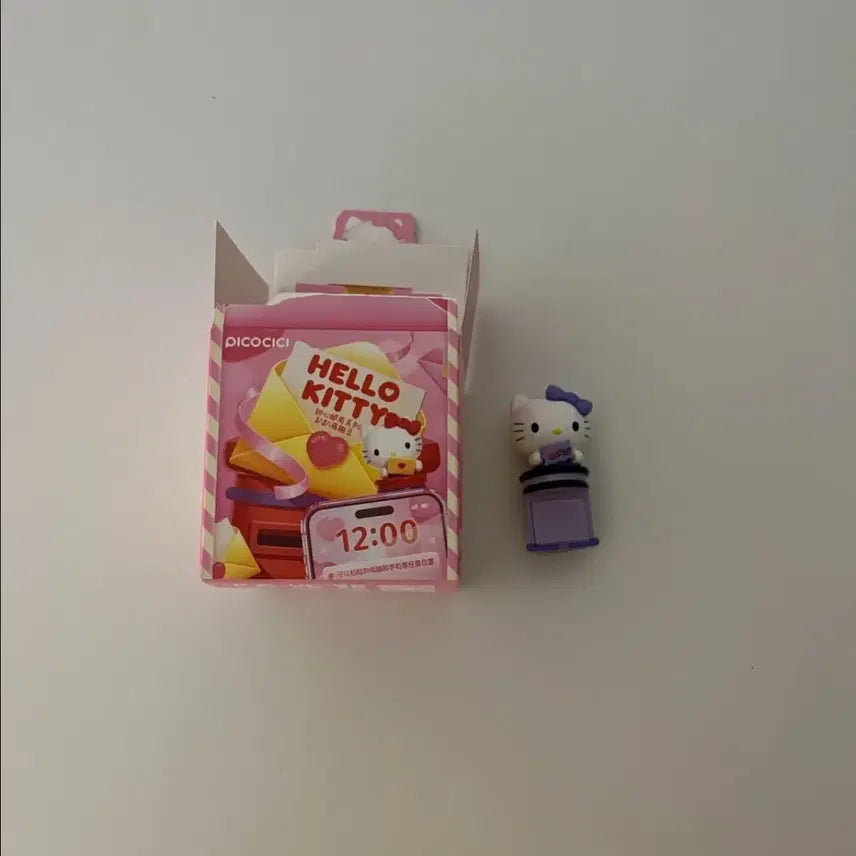 [BUNJANG] Sanrio Hello Kitty Hyper Figure (Purple) / 산리오 picocici 헬로키티 키티 히퍼 보라 피규어
