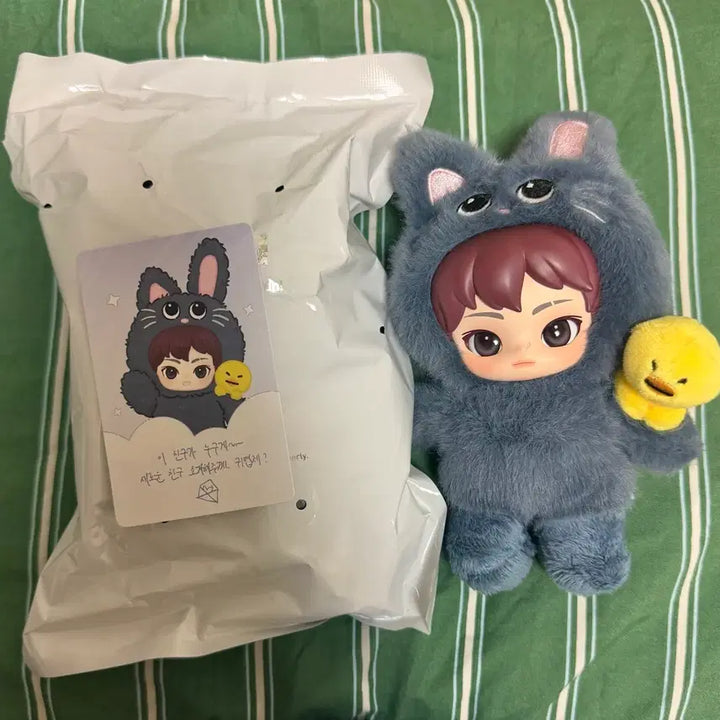[BUNJANG] RIIZE POP MART Fluffy Wonbin Toy Cat Doll / 라이즈 팝마트 플러피 원빈 토냥덕 인형 양도