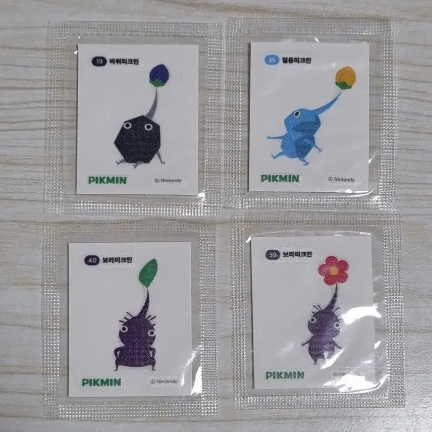 [BUNJANG] Nintendo Pikmin Picktato Sticker Set / 닌텐도 피크민 띠부씰 스티커