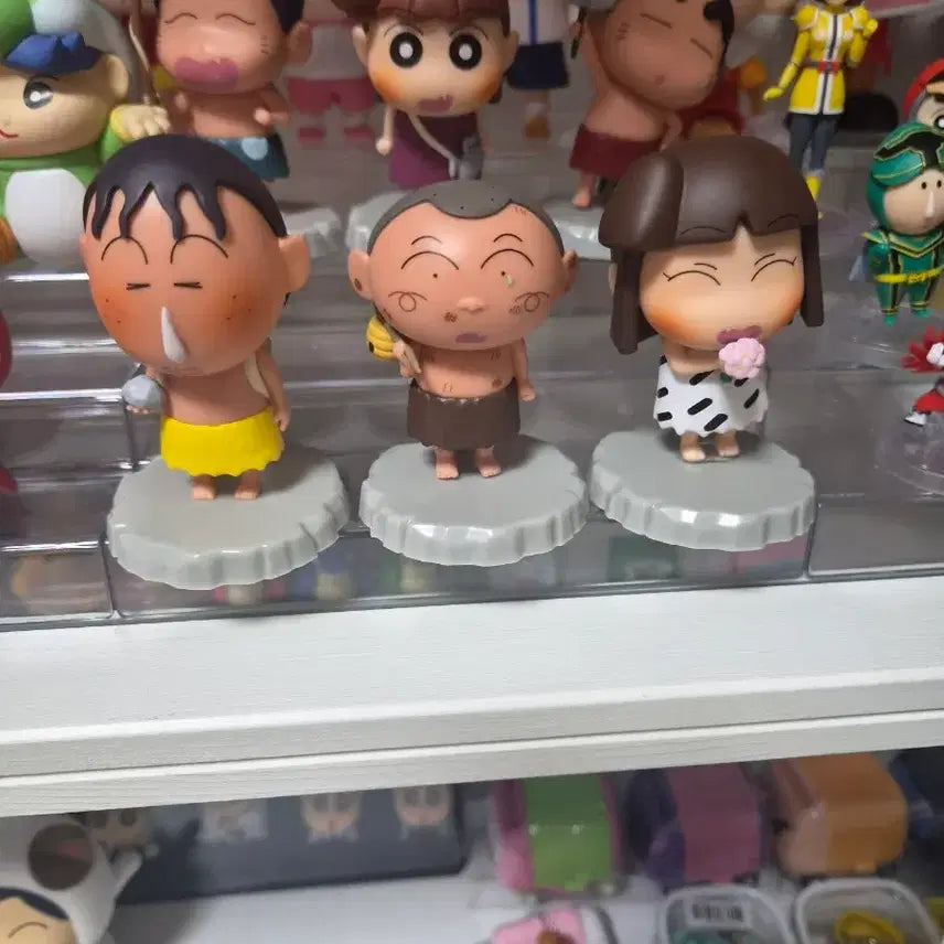 [BUNJANG] Crayon Shin-chan Primitive Era Figure Full Set / 짱구 원시시대 히튼포함 풀세트