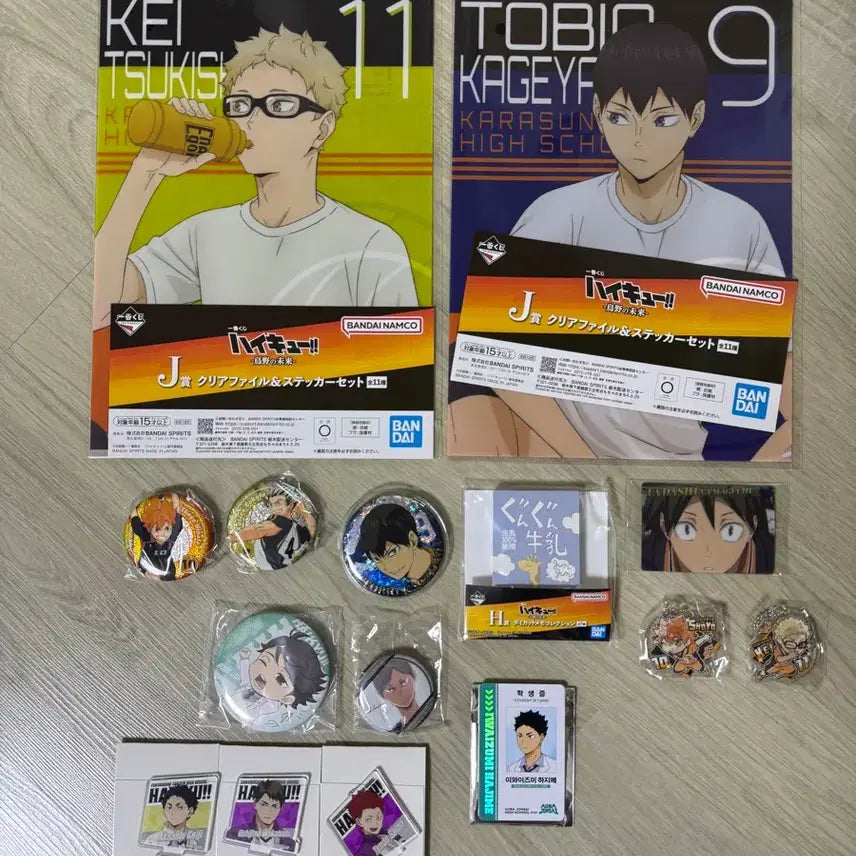 [BUNJANG] Haikyuu!! Character Bundle Set / 하이큐 굿즈 일괄 판매